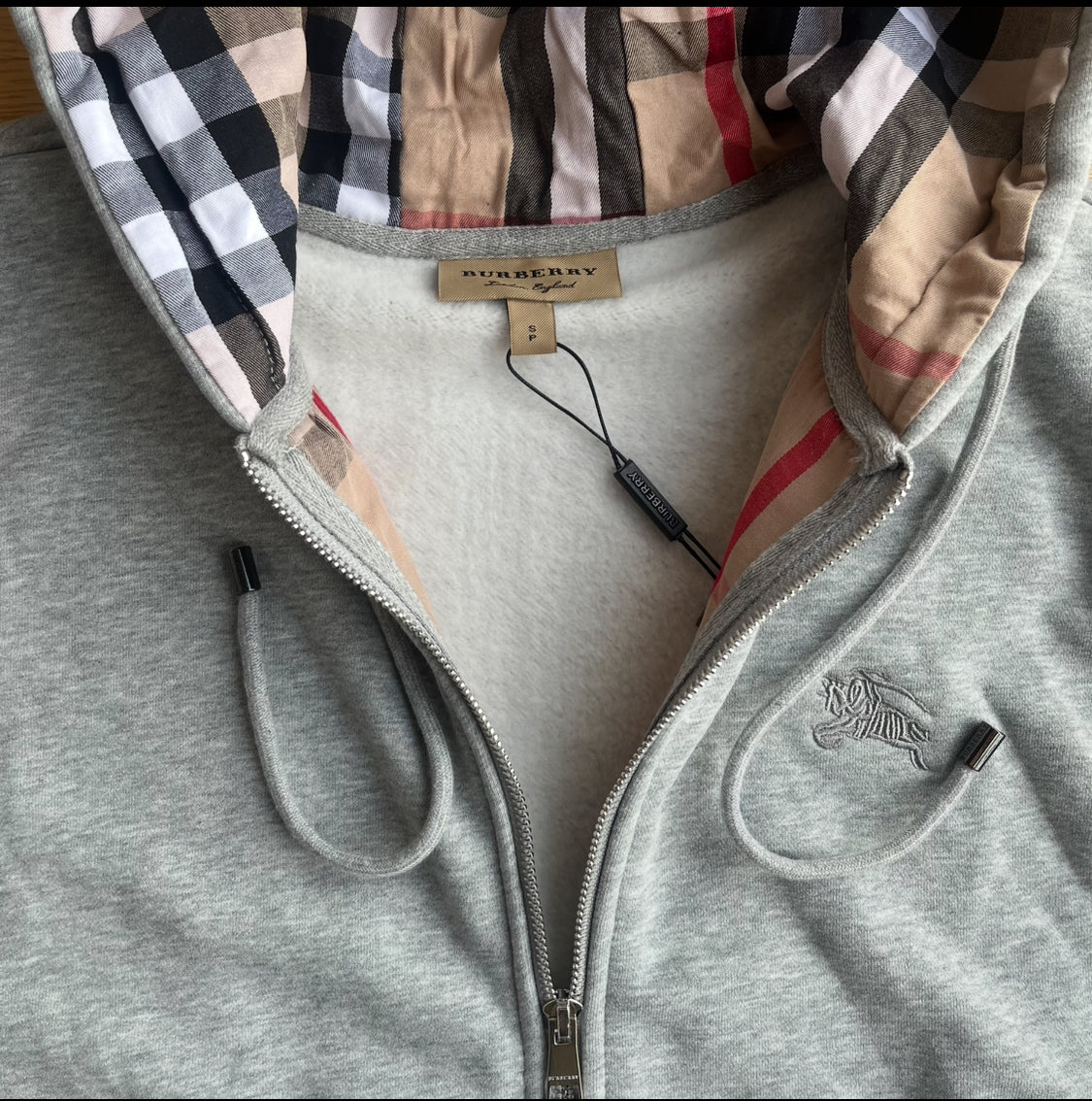 Burberry Gray Hoodie